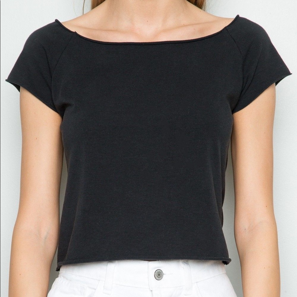 NWT Brandy Melville wide neck top